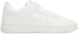 Valentino Garavani - Freedots leather low-top sneakers-1